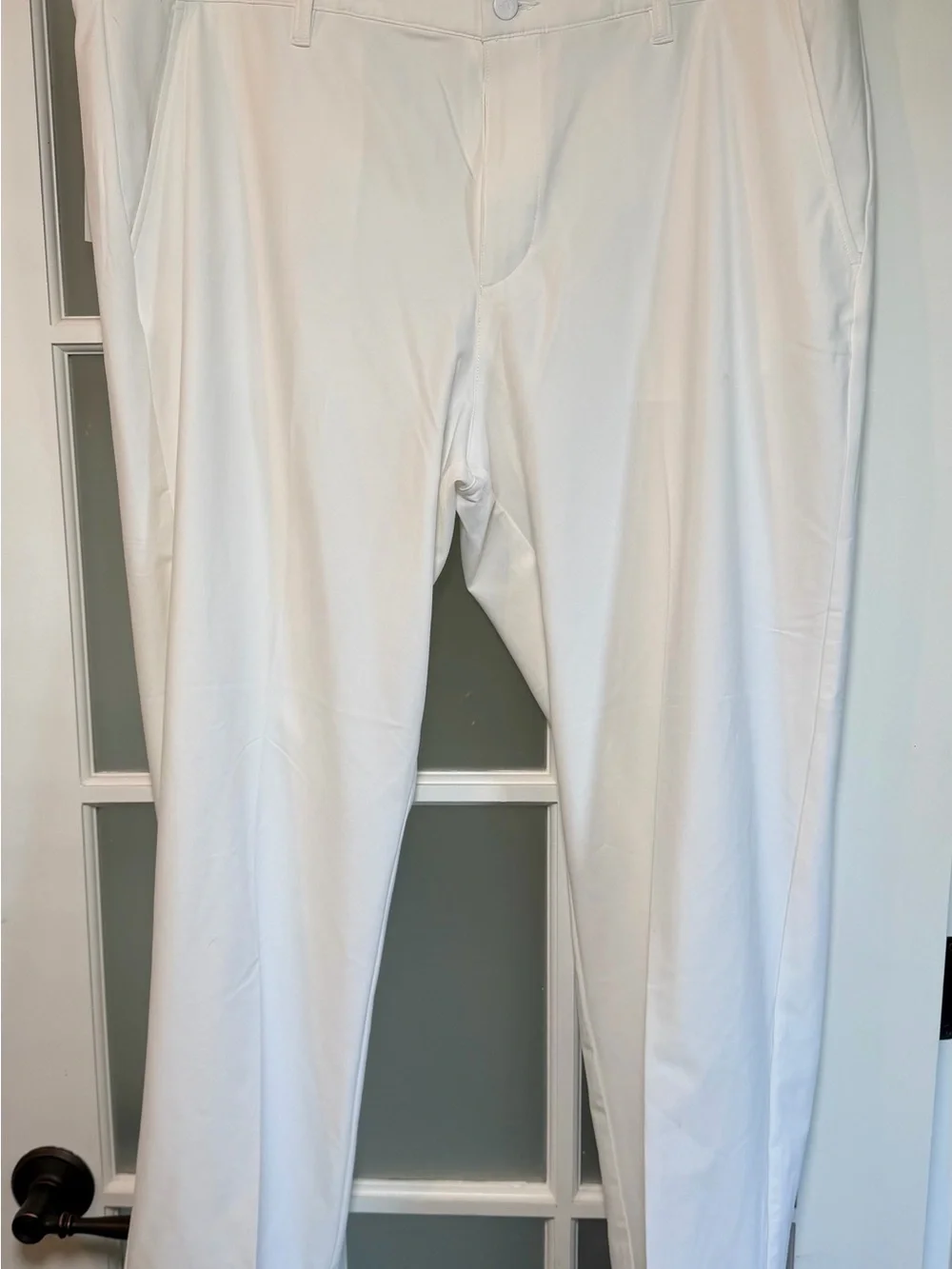 Adidas Men's White Performance Golf Pants Regular Fit, 40X30, NWT